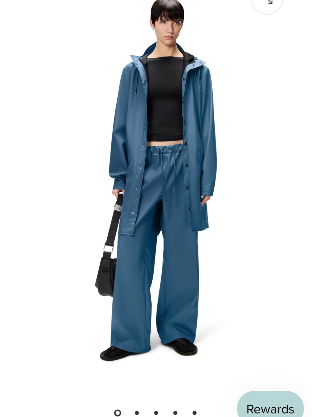 NWT RAINS long jacket w3 in color pulse